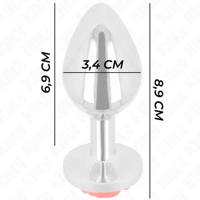 KINK - PLUG ANAL ROSE ROT GRÖSSE M für sinnliche und diskrete Momente