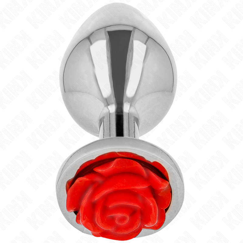 KINK - PLUG ANAL ROSE ROT GRÖSSE M BDSM-Zubehör diskret online kaufen