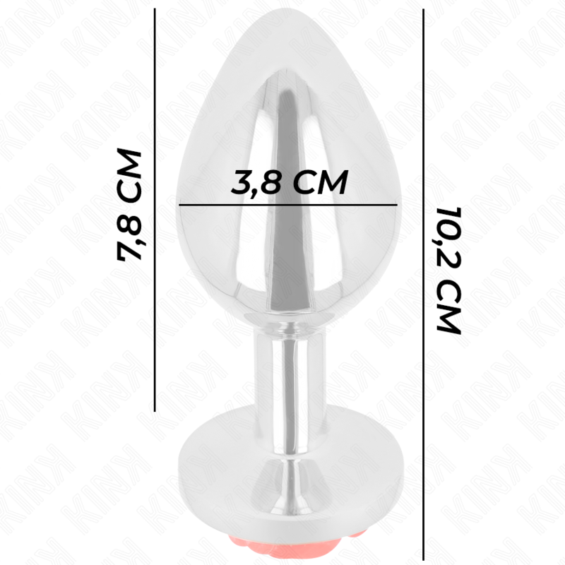 KINK - PLUG ANAL ROSE ROT GRÖSSE L für sinnliche und diskrete Momente