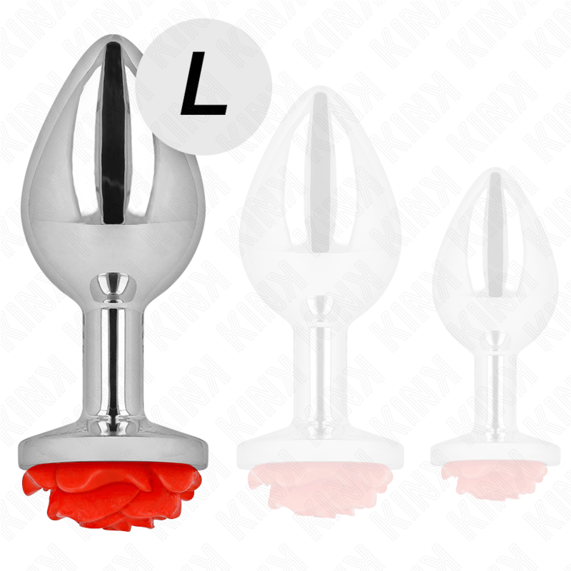 KINK - PLUG ANAL ROSE ROT GRÖSSE L Produktansicht und Details