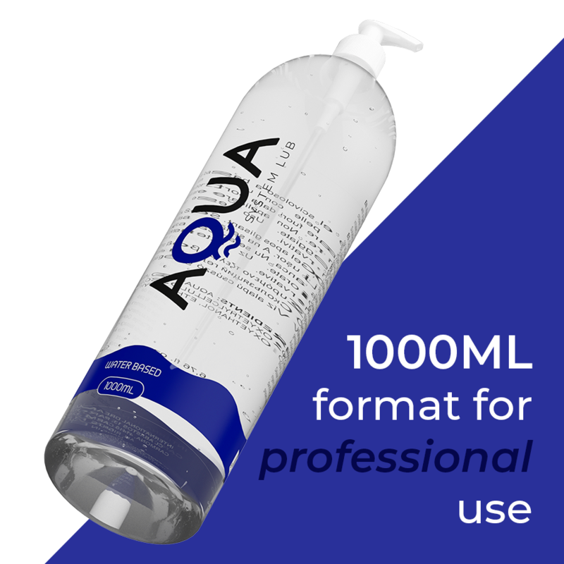 AQUA QUALITY - SCHMIERMITTEL AUF WASSERBASIS 1000 ML – wasserbasiertes Gleitgel Bild 4