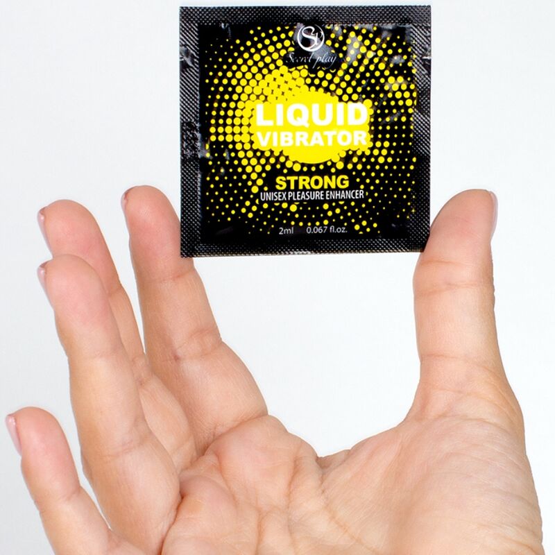 SECRETPLAY - EINZELDOSIS-VIBRATORFLÜSSIGKEIT STARK 2 ML Produktansicht und Details