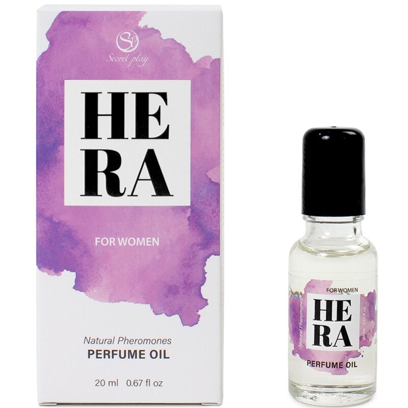 SECRETPLAY Hera Natürliches Pheromon-Parfümöl für Frauen 20 ml – Sinnlicher Duft
