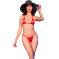 CHILIROSE - CR 4840 MIKROBIKINI ROT S/M – Sinnliche Deko Bild 1