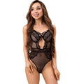LIVCO CORSETTI FASHION - PAULA LC 20209 BODY MIT SPITZENVERZIERUNGEN SCHWARZ L/XL Dessous-Body Produktansicht