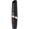 SATISFYER - PERFECT KISS WAVE KLITORIS-STIMULATOR SCHWARZ / GOLD Klitorisstimulator diskret online kaufen