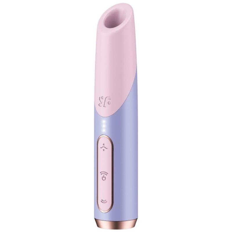 SATISFYER - BOLD KISS WAVE KLITORIS-STIMULATOR ROSA / VIOLETT Klitorisstimulator diskret online kaufen