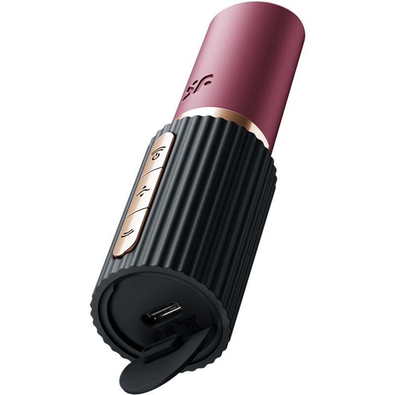 SATISFYER - PRO 2 KISS WAVE KLITORIS-STIMULATOR GRANAT / SCHWARZ Klitorisstimulator diskret online kaufen