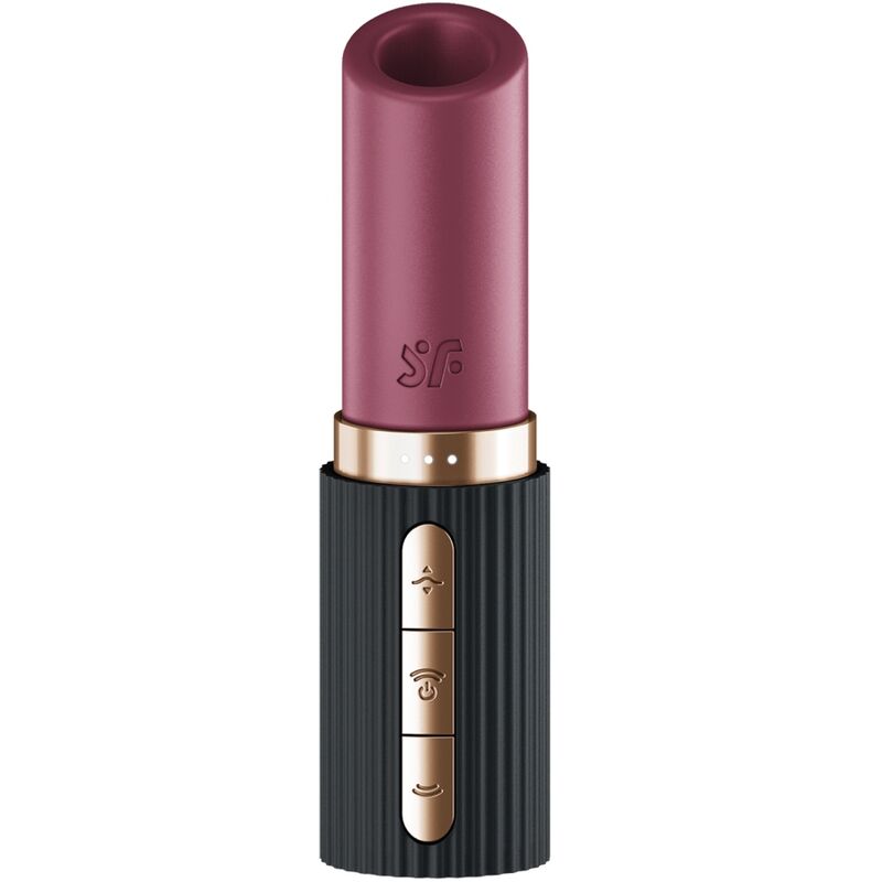 SATISFYER - PRO 2 KISS WAVE KLITORIS-STIMULATOR GRANAT / SCHWARZ für intensive Stimulation und Self-Love