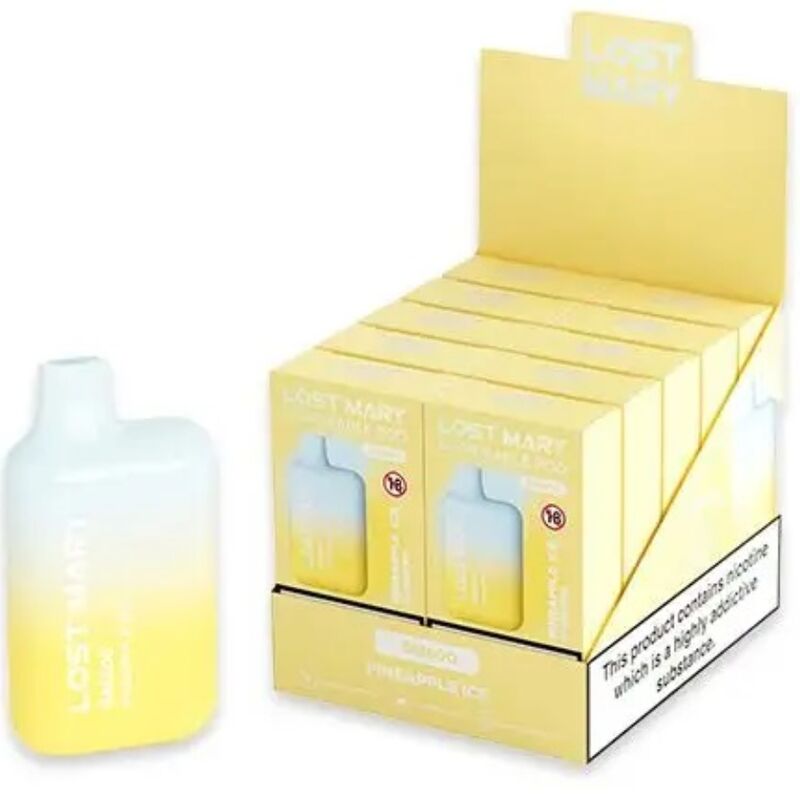 LOST MARY - BM600 NICOTINE VAPER 2% EINWEG ANANAS EIS – Erotik-Zubehör Bild 2