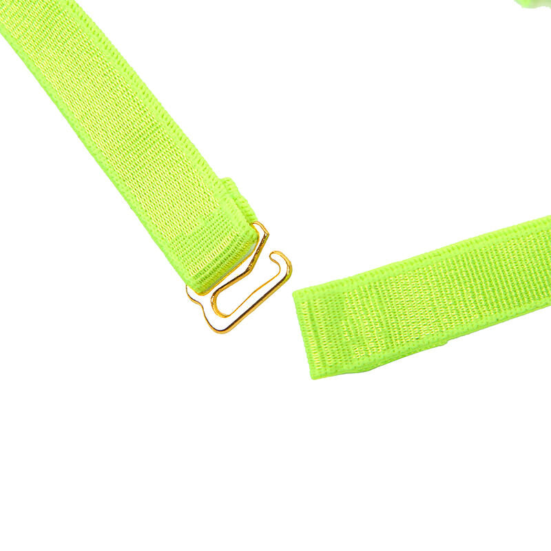 SUBBLIME - 955274 BH-SET MIT HALSKETTE UND BEINDETAILS FLUORESZIERENDES GRÜN S/M – Bustier Bild 10