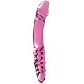 ICICLES N. 57 Glasmassager – Doppelter Glas G-Punkt- & P-Punkt-Stimulator, 13 cm Massager Vibrator Produktansicht und Details