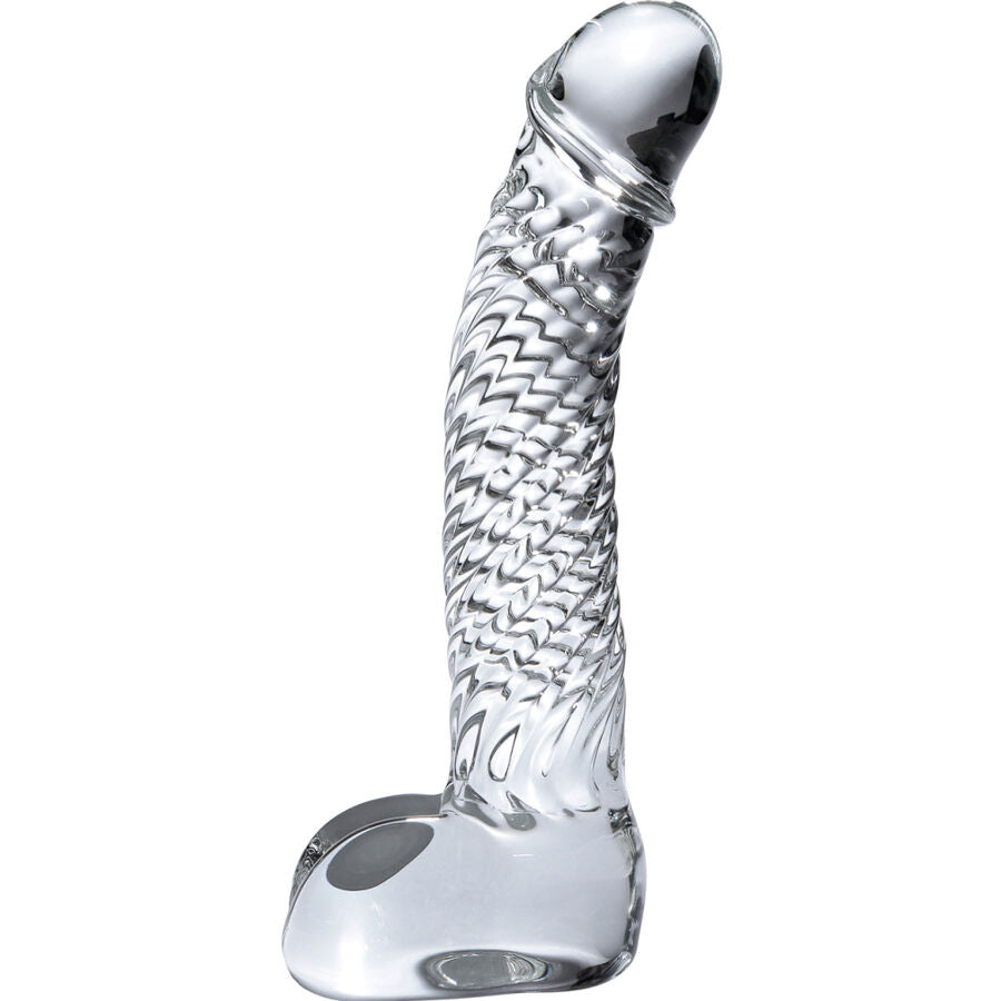 ICICLES N. 61 Kristallmassager – Glas G-Punkt- & P-Punkt-Stimulator, 13 cm Massager Vibrator Produktansicht und Details