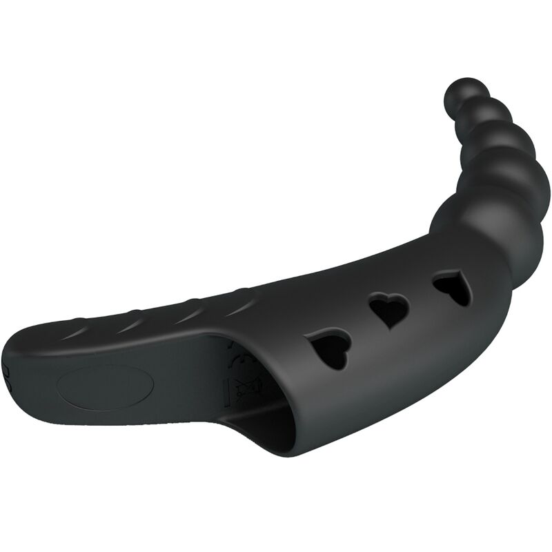 PRETTY LOVE - JORDIN FINGERVIBRATOR 10 VIBRATIONEN SCHWARZ hochwertiges Sextoy bei Secret Pulse