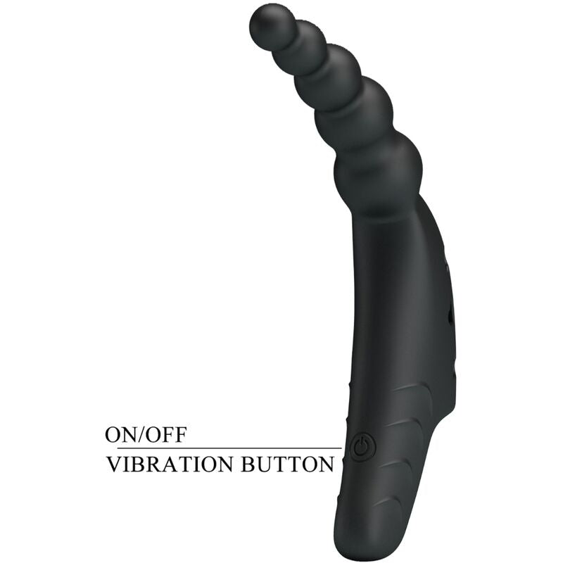PRETTY LOVE - JORDIN FINGERVIBRATOR 10 VIBRATIONEN SCHWARZ Produktansicht und Details