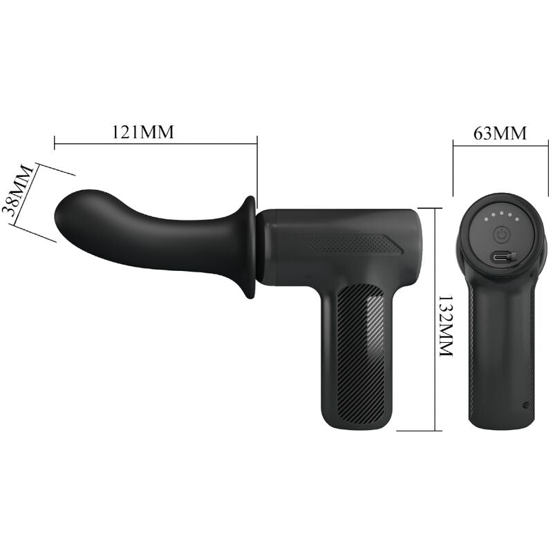 PRETTY LOVE - DJ DOCTOR MASSAGER 5 EINSTELLUNGEN SCHWARZ – Massager Vibrator Bild 8