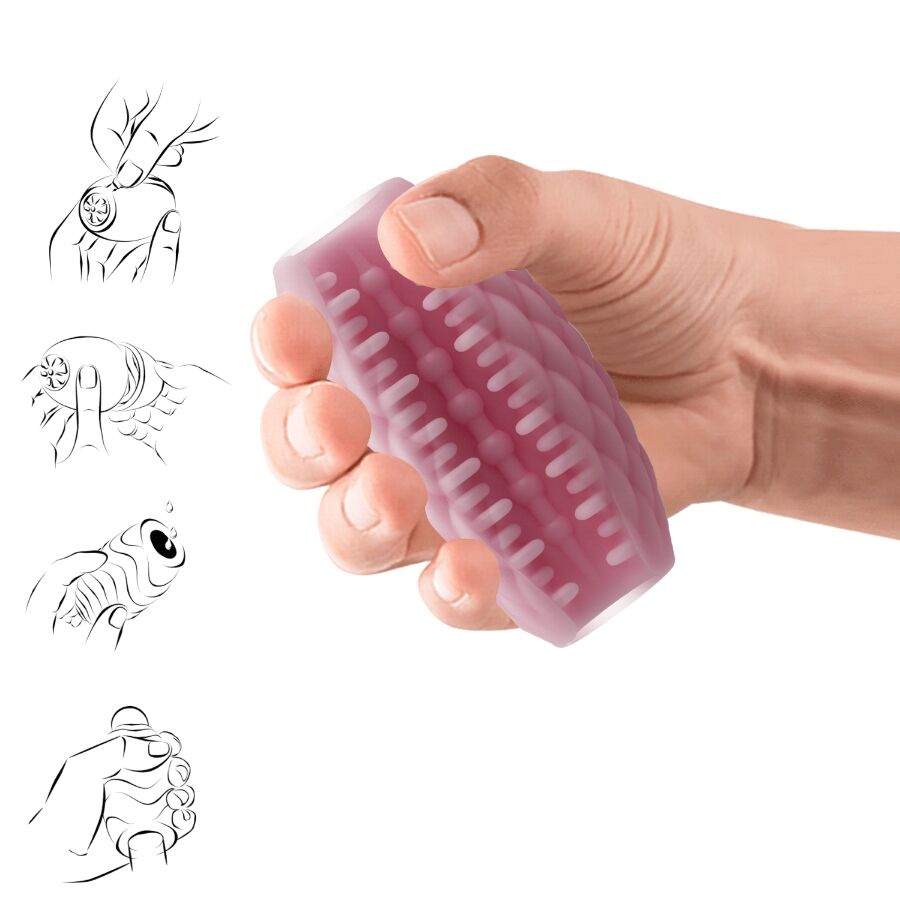 PRETTY LOVE - ATHENA EROS MÄNNLICHER MASTURBATOR AUS SILIKON ROSA hochwertiges Intimtoy