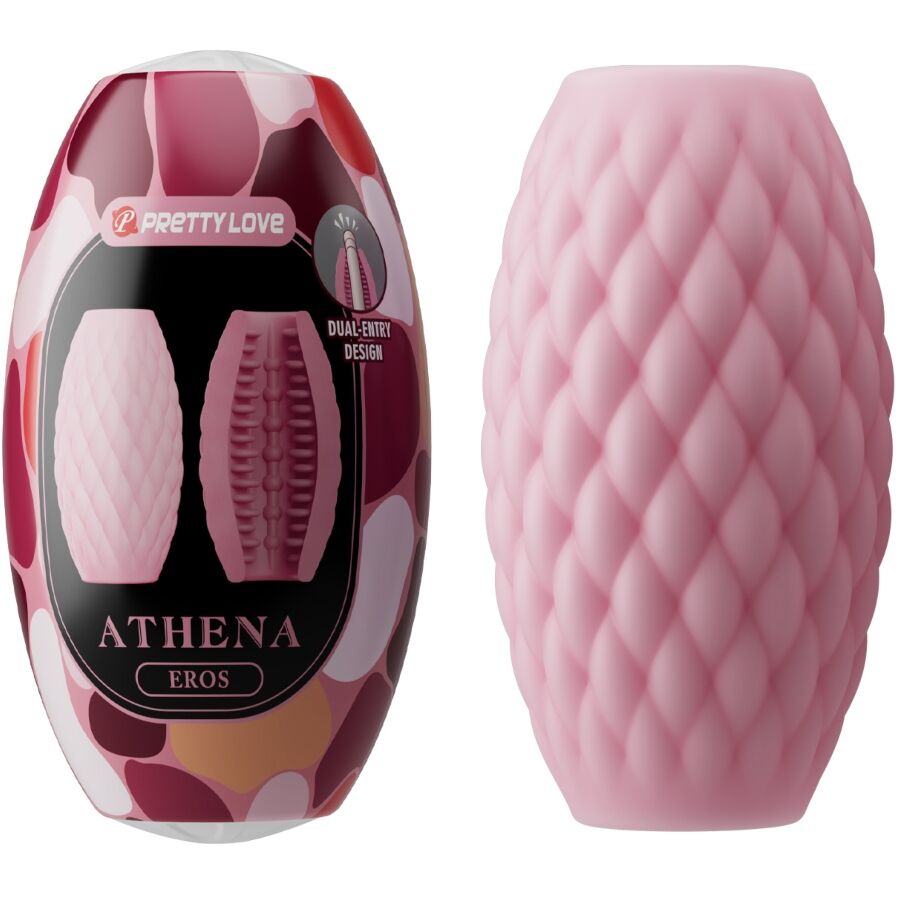 PRETTY LOVE - ATHENA EROS MÄNNLICHER MASTURBATOR AUS SILIKON ROSA Masturbator diskret online kaufen