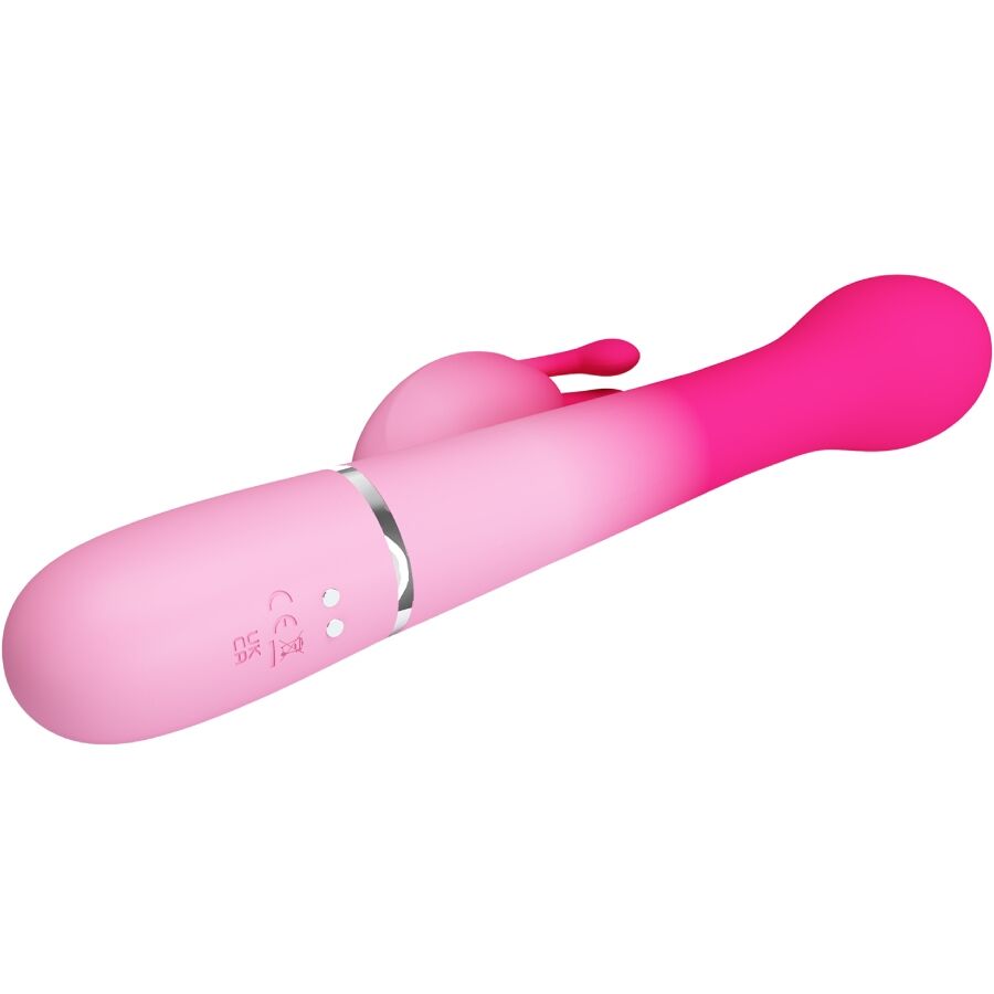 Pretty Love Dejon 3-in-1 Rabbit Vibrator Rosa – G-Punkt & Klitoris, USB aufladbar – Rabbit Vibrator Bild 6