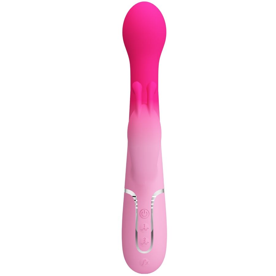 Pretty Love Dejon 3-in-1 Rabbit Vibrator Rosa – G-Punkt & Klitoris, USB aufladbar – Rabbit Vibrator Bild 3