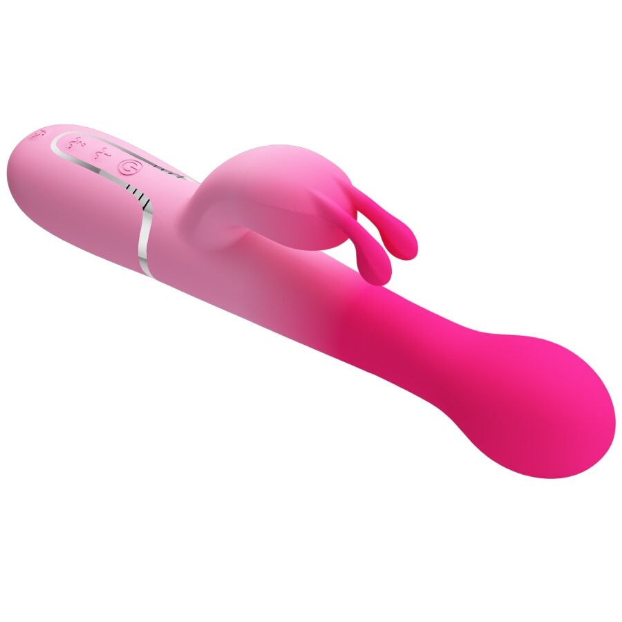 Pretty Love Dejon 3-in-1 Rabbit Vibrator Rosa – G-Punkt & Klitoris, USB aufladbar – Rabbit Vibrator Bild 7