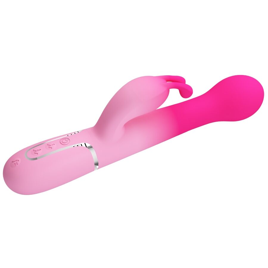 Pretty Love Dejon 3-in-1 Rabbit Vibrator Rosa – G-Punkt & Klitoris, USB aufladbar – Rabbit Vibrator Bild 5