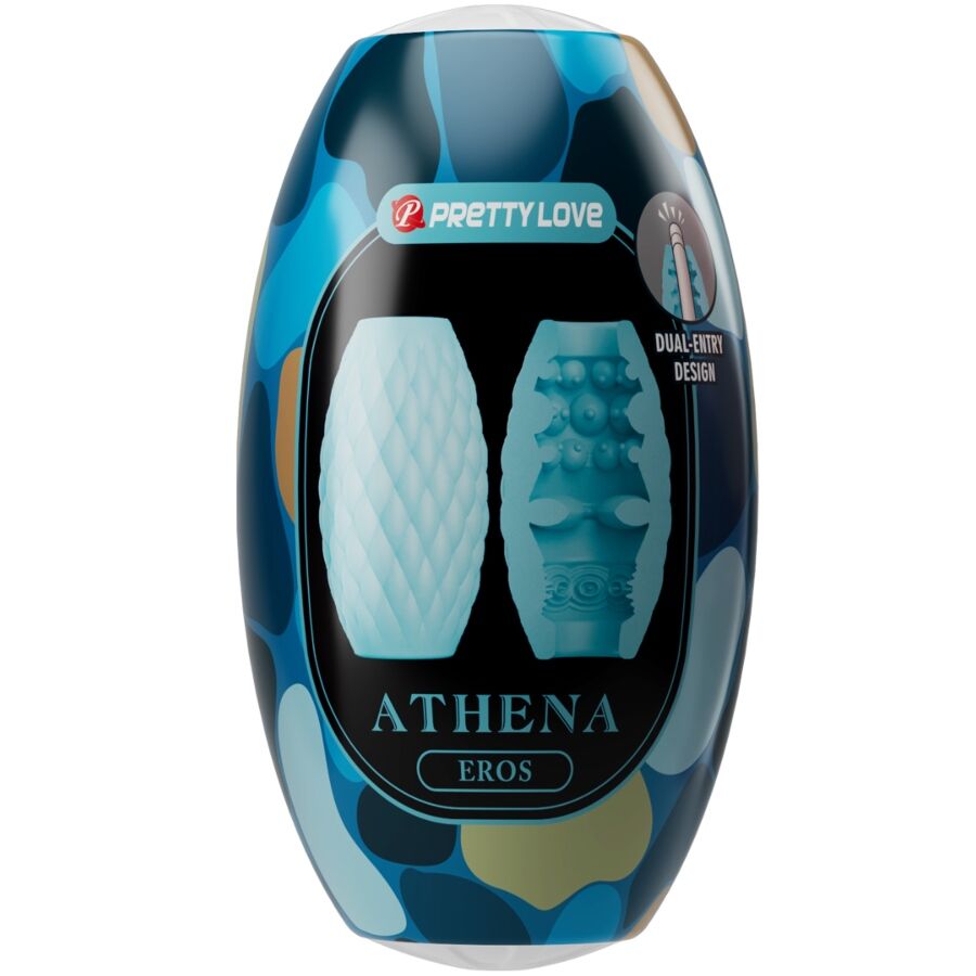 PRETTY LOVE - ATHENA EROS MÄNNLICHER MASTURBATOR AUS SILIKON, HIMMELBLAU bei Secret Pulse im Erotikshop