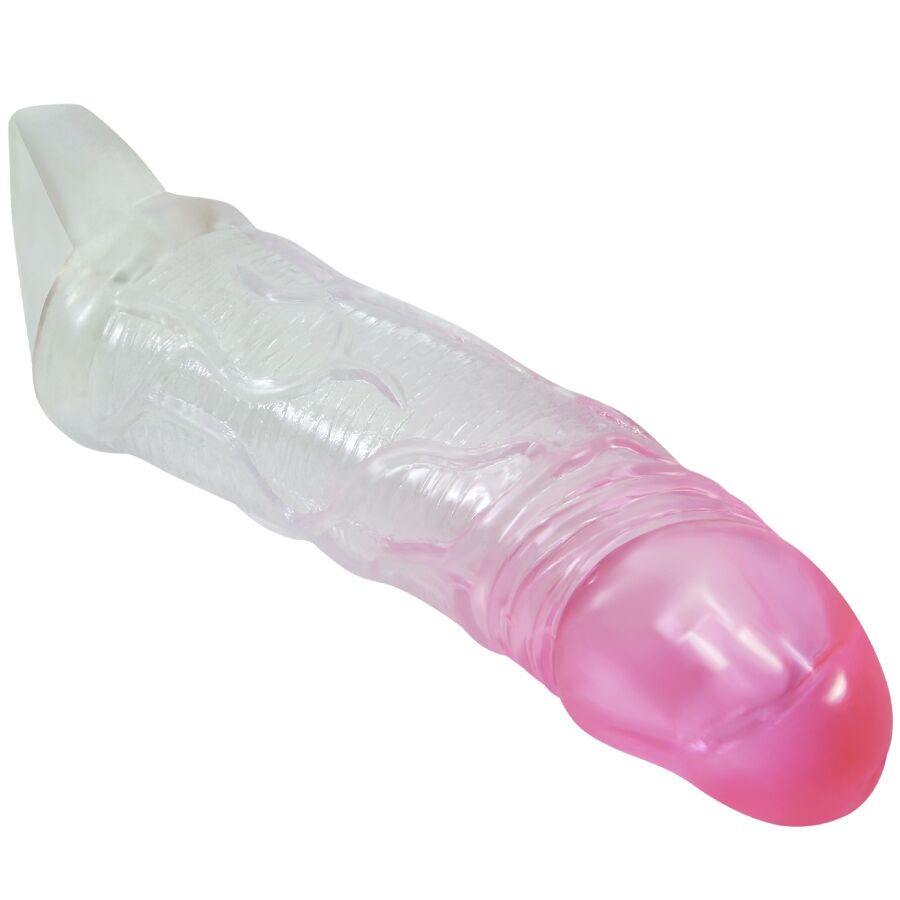 PRETTY LOVE - ODES REALISTISCHE 2 CM PENISVERGRÖSSERUNGSHÜLSE ROSA – Erotik-Zubehör Bild 4