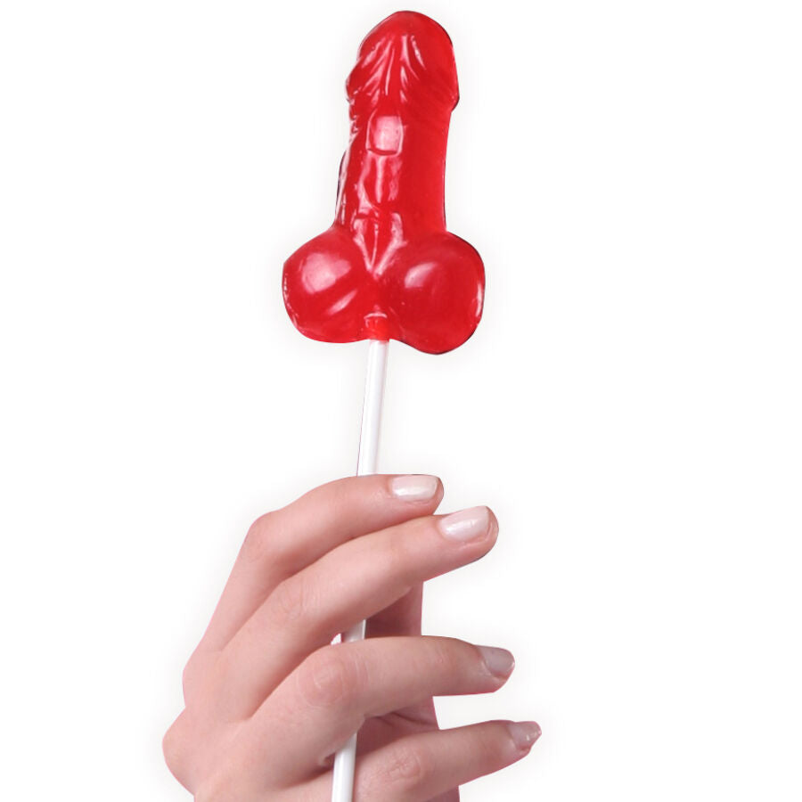 SECRETPLAY – Penis-Lutscher Erdbeere 26 g | Lustiges Geschenk – Erotik-Süßigkeit von Secret Pulse