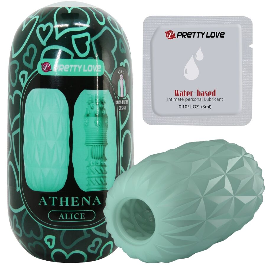 PPRETTY LOVE - ATHENA ALICE MÄNNLICHER MASTURBATOR TÜRKIS Produktansicht und Details