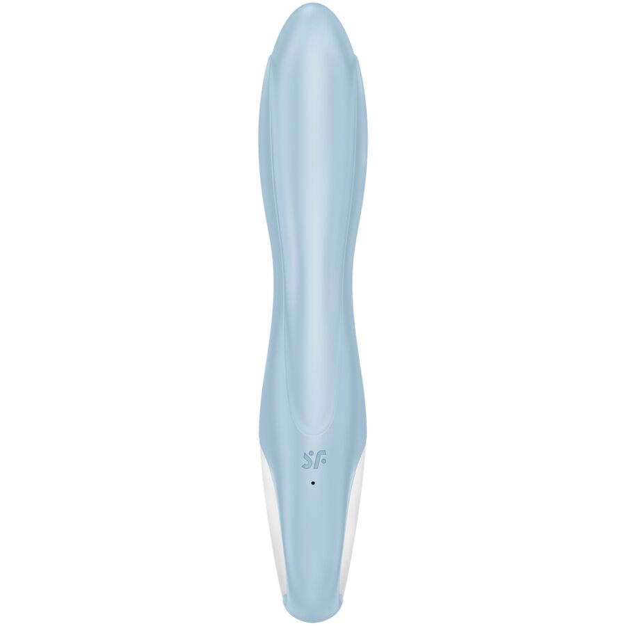 SATISFYER - AIR PUMP BUNNY 1 AUFBLASBARER KANINCHENVIBRATOR BLAU für sinnliche Momente allein oder zu zweit