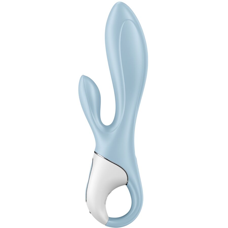 SATISFYER - AIR PUMP BUNNY 1 AUFBLASBARER KANINCHENVIBRATOR BLAU Klitorisstimulator diskret online kaufen
