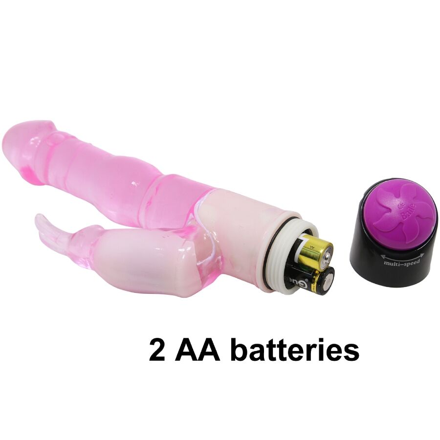 BAILE - WAVES OF PLEASURE FANTASY VIBRATOR MIT KANINCHEN 23 CM für sinnliche Momente allein oder zu zweit