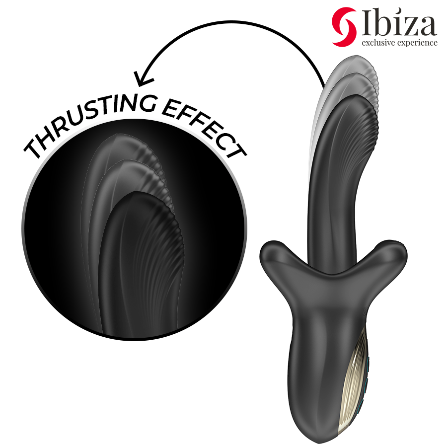 IBIZA – KRAFTVOLL VIBRATOR MIT STOSS- UND BEISSEFFEKT für sinnliche Momente allein oder zu zweit
