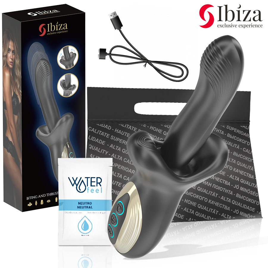 IBIZA – KRAFTVOLL VIBRATOR MIT STOSS- UND BEISSEFFEKT Vibrator diskret online kaufen