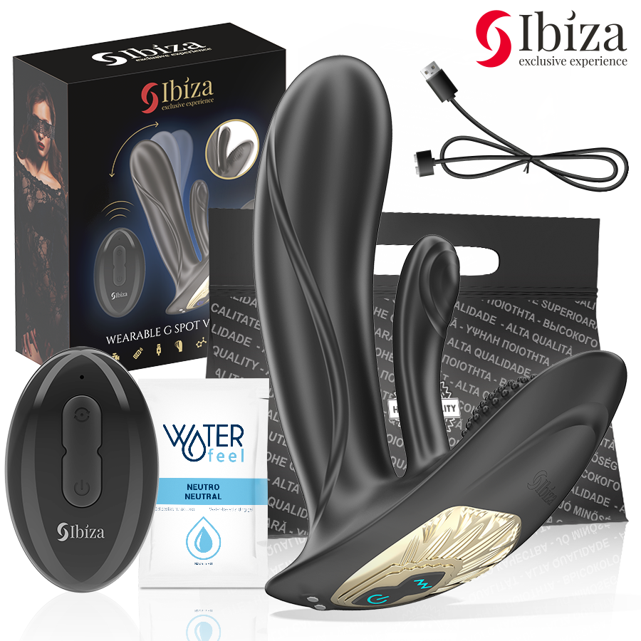 IBIZA – TRAGBARER VIBRATOR MIT G-PUNKT- UND KLITORISSTIMULATION MIT FERNBEDIENUNG Klitorisstimulator diskret online kaufen