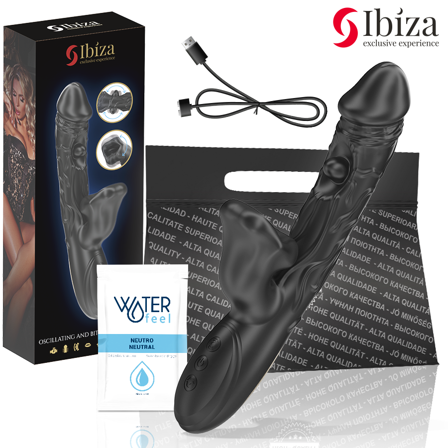 IBIZA - VIBRATOR UND KLITORIS-STIMULATOR MIT BEISS- UND ROTATIONSEFFEKT Klitorisstimulator diskret online kaufen