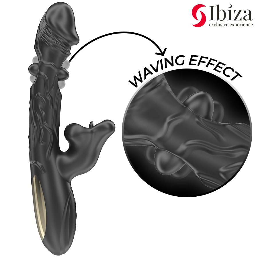 IBIZA - VIBRATOR UND KLITORIS-STIMULATOR MIT BEISS- UND ROTATIONSEFFEKT Produktansicht und Details