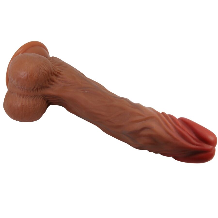 BAILE Calisto Realistischer Dildo 24 cm – Hautfarben, USB wiederaufladbar, 5 Funktionen hochwertiges Intimtoy