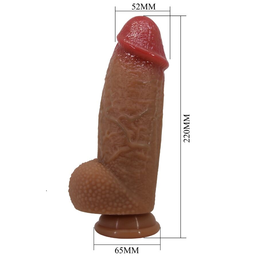 PRETTY LOVE - ACHILLE ULTRA REALISTISCHER DILDO 22 CM realistischer Dildo diskret online kaufen