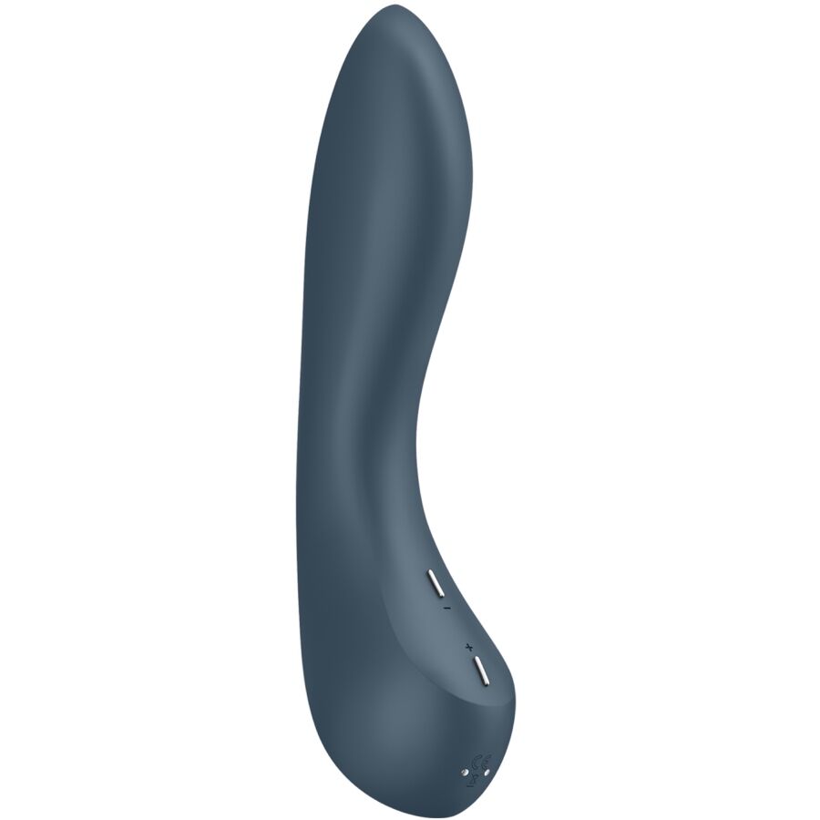 SATISFYER - G-SPOT WAVE 4 12 VIBRATIONSPROGRAMM VIBRATOR DUNKELGRAU – Klitorisstimulator Bild 1