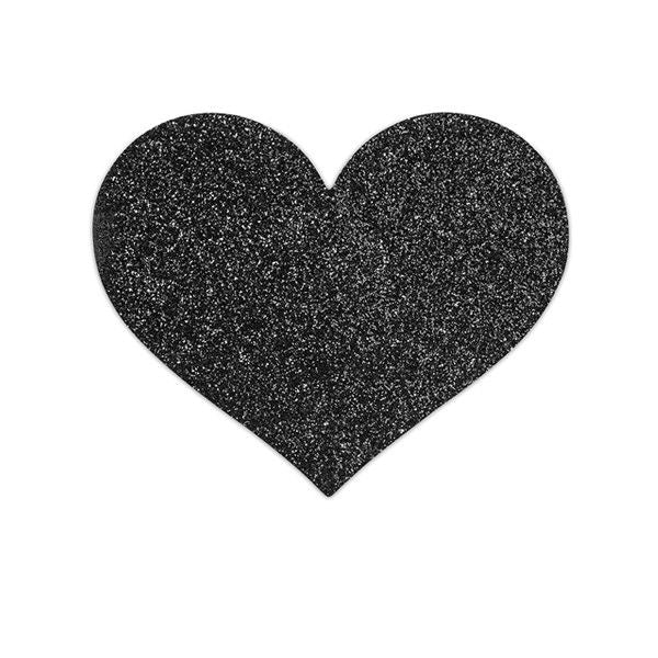 BIJOUX - INDISCRETS FLASH BLACK HEART NIPPLE CUTS – Erotik-Zubehör Bild 2