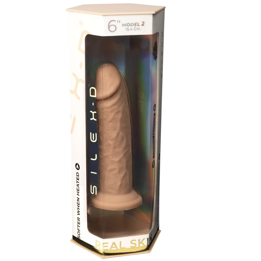 SILEXD - REALISTISCHES PENISMODELL 2 THERMOREAKTIVES SILIKON 15,4 CM – Erotik-Zubehör Bild 7