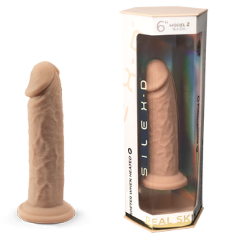 SILEXD - REALISTISCHES PENISMODELL 2 THERMOREAKTIVES SILIKON 15,4 CM – Erotik-Zubehör Bild 6