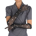 SUBBLIME - 957469SHINE TRANSPARENTE HANDSCHUHE SCHWARZ S/M Dessous Produktansicht
