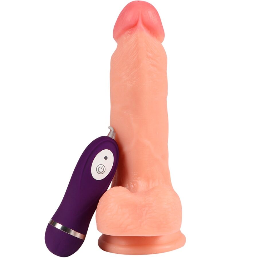 SHEQU - IRON DRAGON VIBRATORDILDO MIT FERNBEDIENUNG 17,5 CM Produktansicht und Details