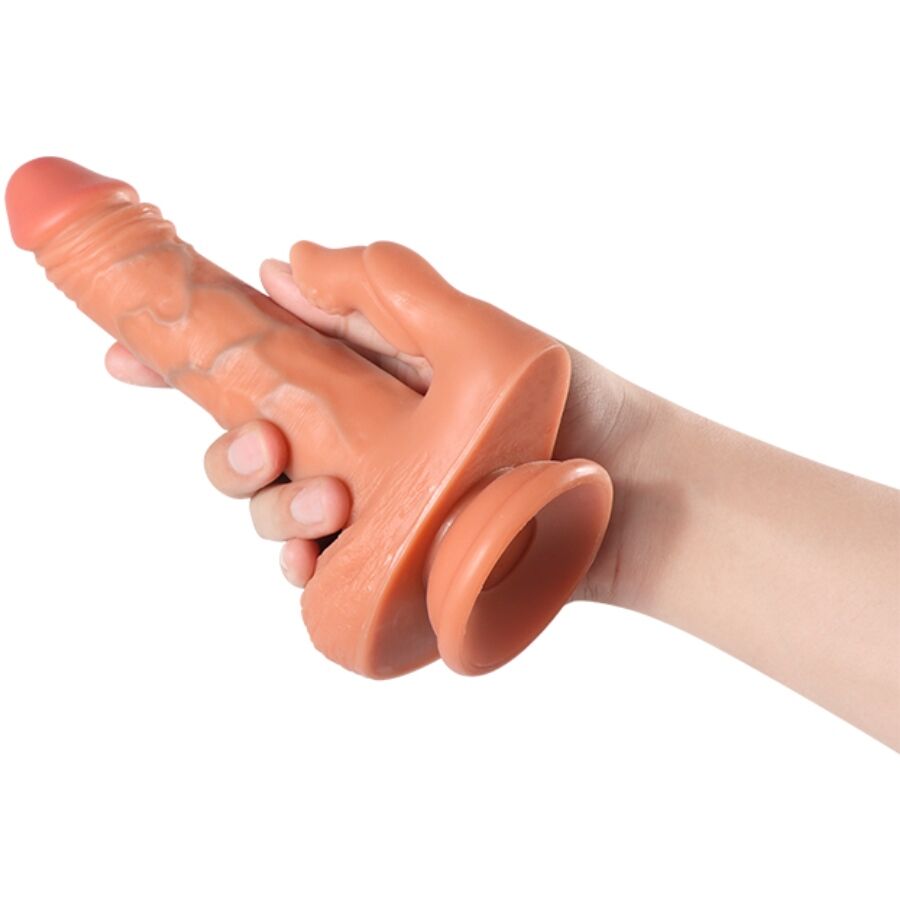 SHEQU - JULIAN DILDO UND KLITORISSTIMULATOR MIT VIBRATION UND FERNBEDIENUNG 16 CM – Dildo Bild 8