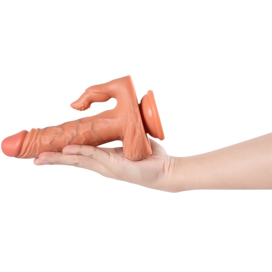 SHEQU - JULIAN DILDO UND KLITORISSTIMULATOR MIT VIBRATION UND FERNBEDIENUNG 16 CM – Dildo Bild 9