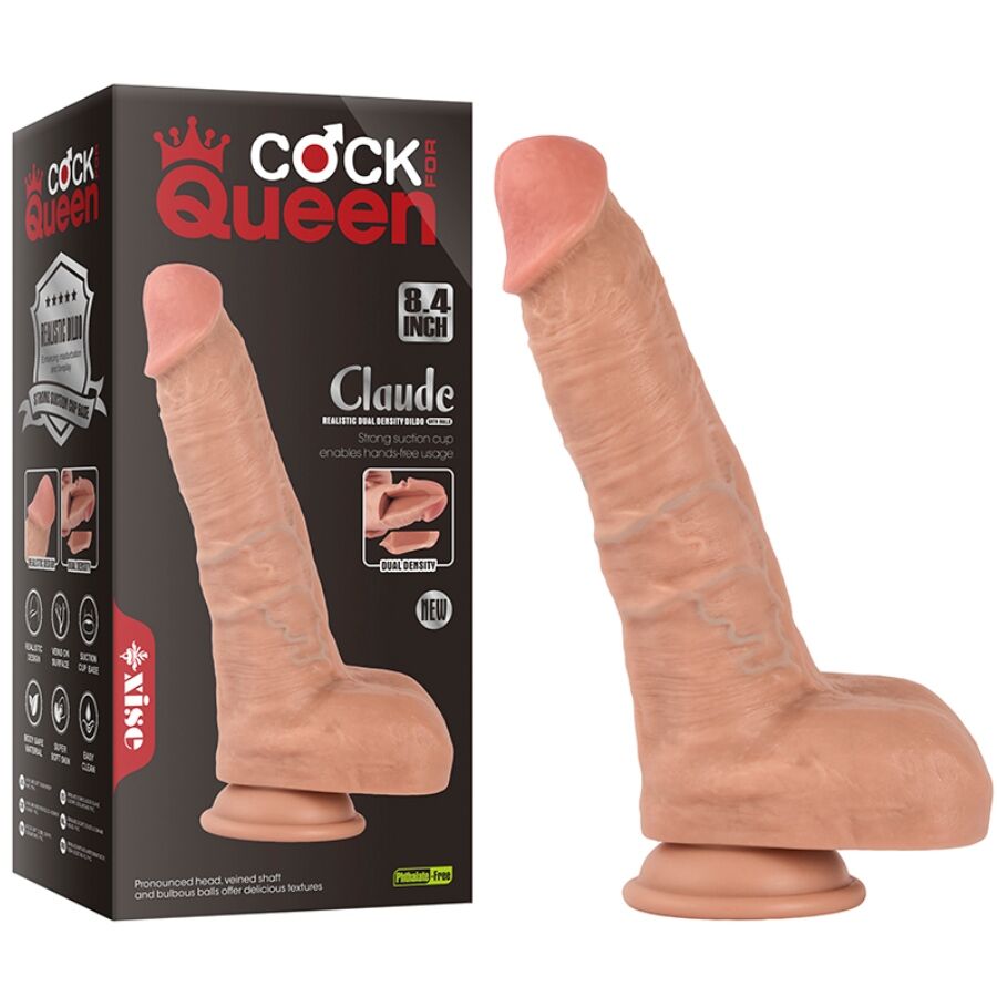 XISE - CLAUDE REALISTISCHER DOPPELDICHT-DILDO 16,5 CM realistischer Dildo diskret online kaufen