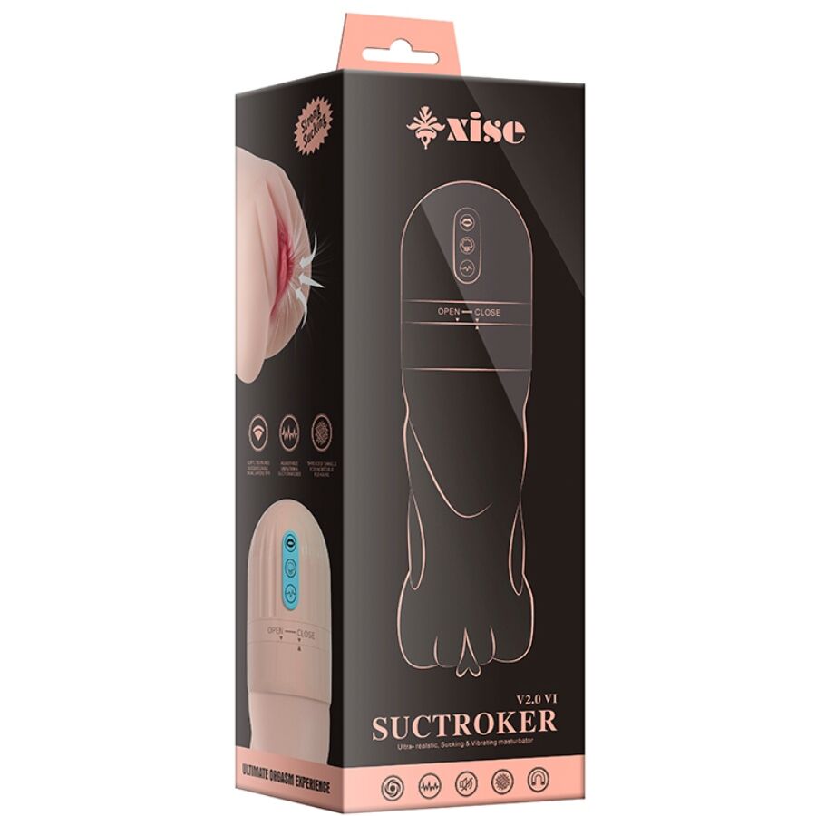 XISE - SUCTROKER V2.0 VI VAGINA-MASTURBATOR MIT VIBRATION – automatischer Masturbator Bild 11